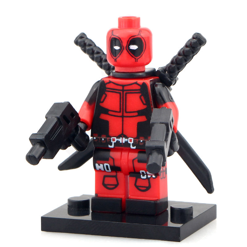 Legende Stolpe Manifest Deadpool Custom Marvel Superhero Minifigure – Minifigure Bricks