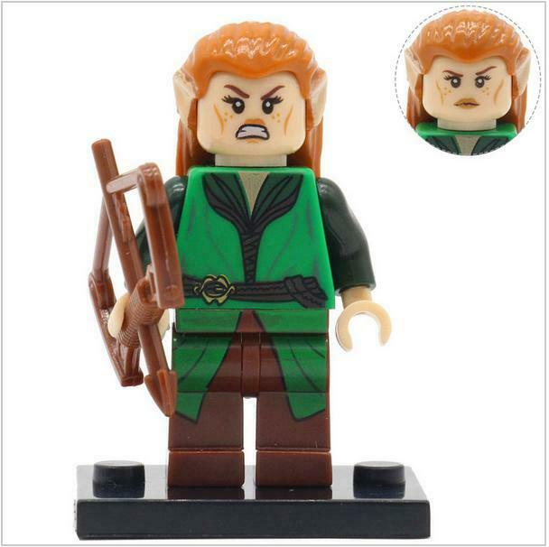 afkom dejligt at møde dig Bemyndige Tauriel custom The Hobbit Minifigure – Minifigure Bricks