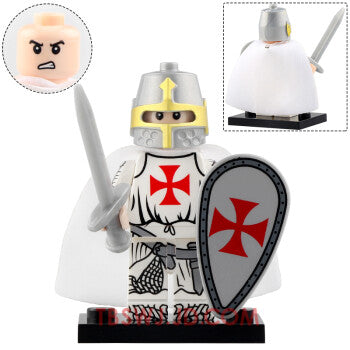 Knights Templar Custom Minifigure from Knights Templar Series