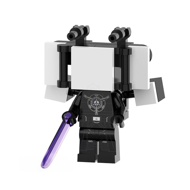 Upgraded Titan TV Man Skibidi Toilet Custom Minifigure