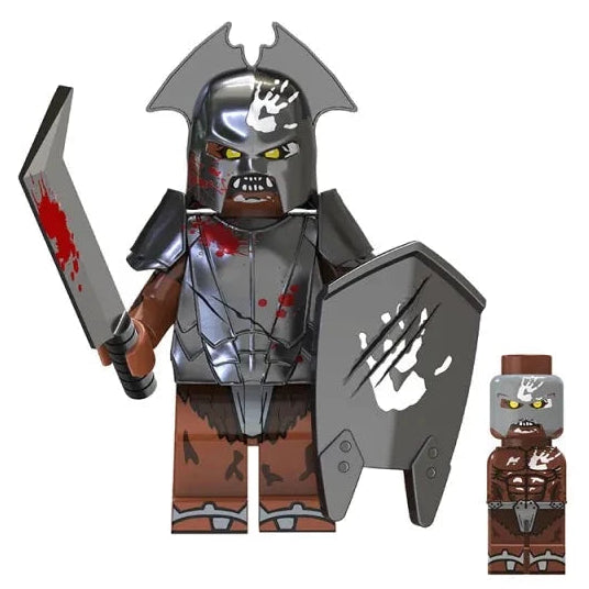 Uruk-Hai Orc custom Lord of the Rings Minifigure – Minifigure Bricks