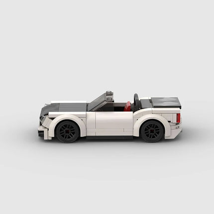 Fiat Abarth 124 Spider Convertible Custom Car MOC