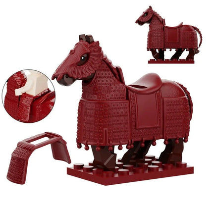 Medieval Tiefutu Armoured Warhorse Custom Minifigure