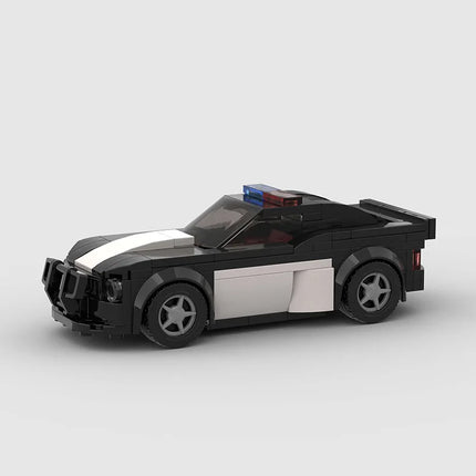 Police Patrol Car Custom Car MOC