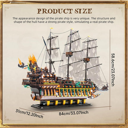 Flying Dutchman Pirate Ship Building Set
