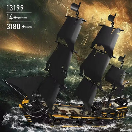 Black Pearl Pirate Ship Building Set