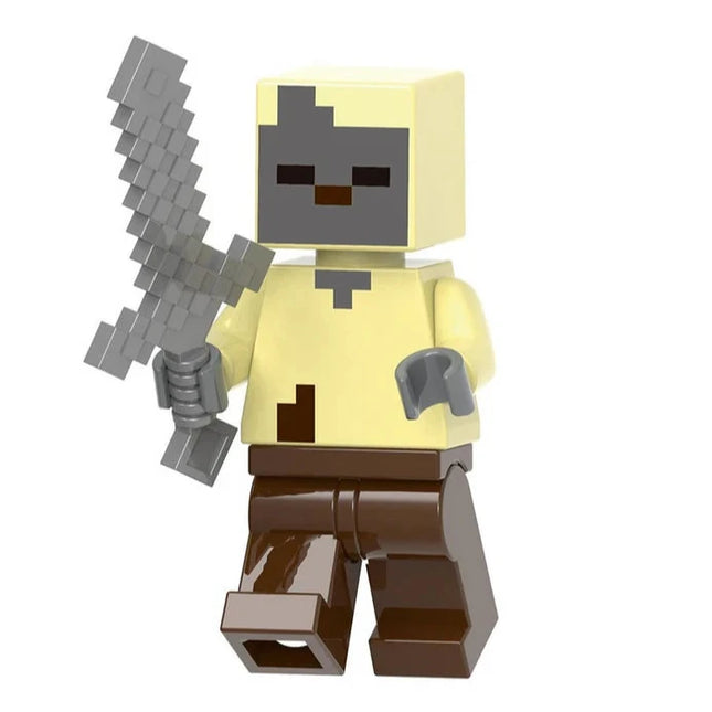 Minecraft Husk Player Custom Minifigure