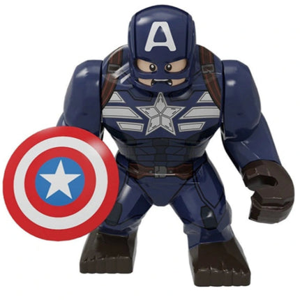 Captain America Custom Marvel Superhero Large Minifigure