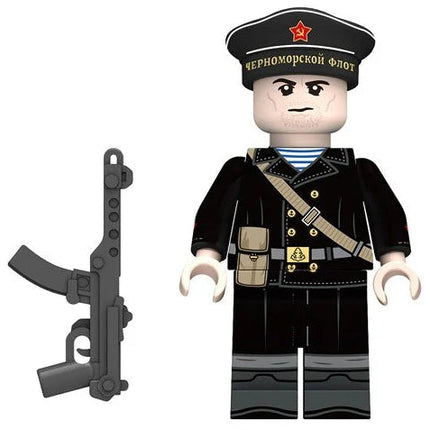 Soviet Naval Infantry (Russian Soldier) Custom Military Minifigure