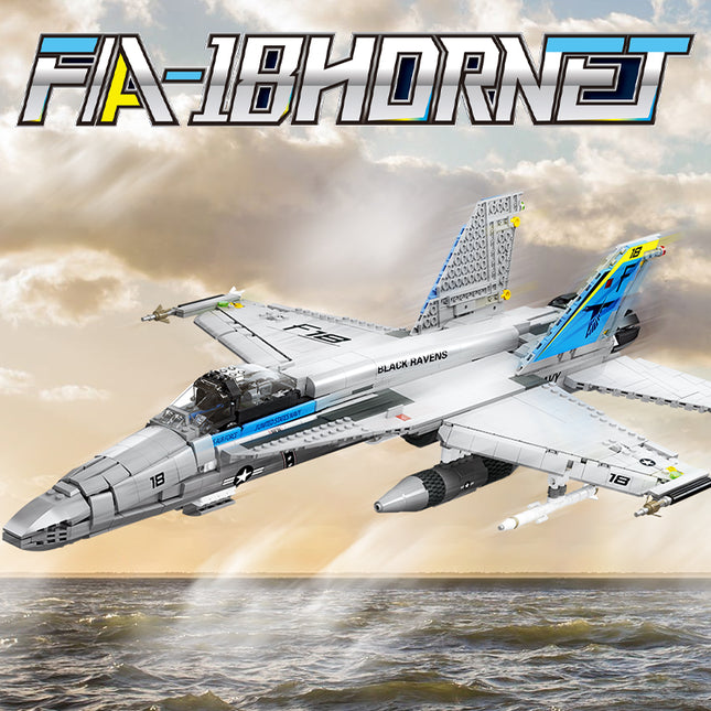 F/A-18 Hornet Supersonic Fighter Jet Building Set