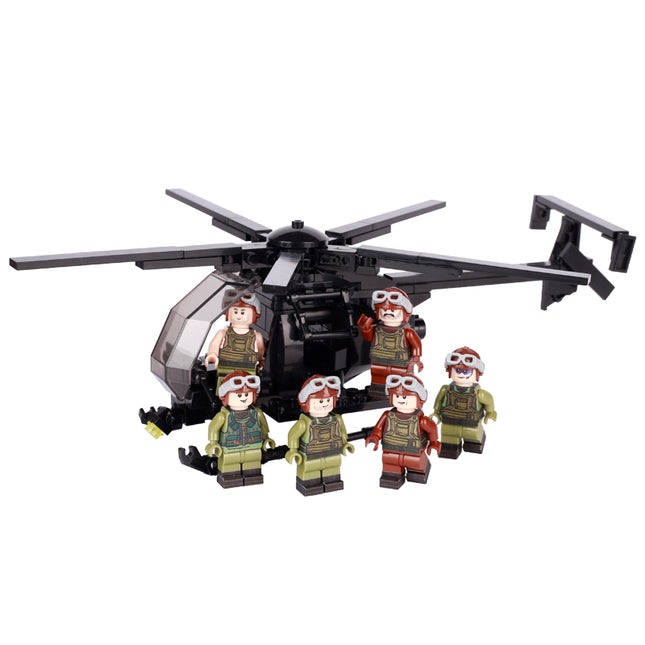 USA MH-6 Little Bird Helicopter Custom Military MOC
