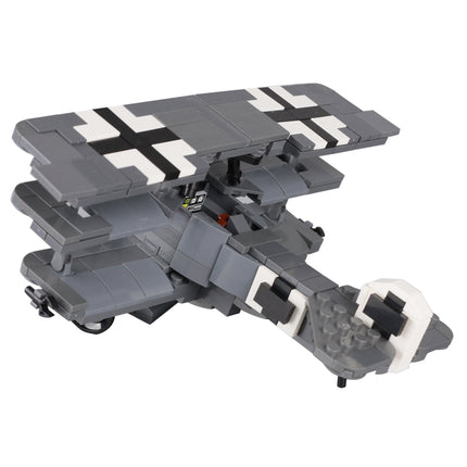 WW1 German Fokker Dr.I Fighter Aircraft Custom Military MOC