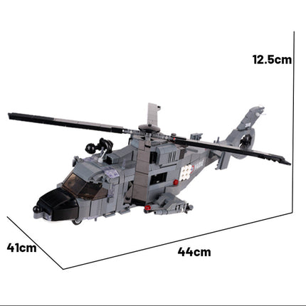 French Eurocopter AS565 Panther Helicopter Custom Military MOC