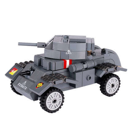 WW2 T17E1 Staghound Armored Car Custom Military MOC