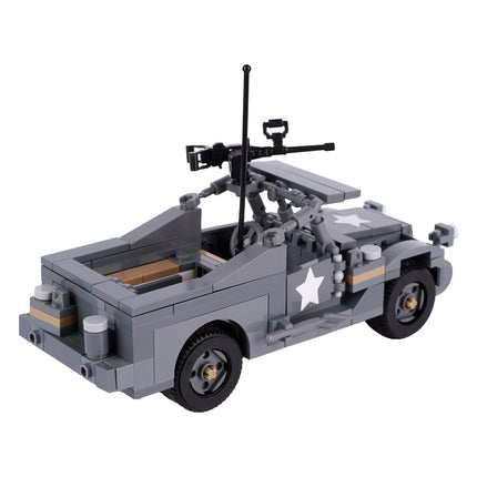 WW2 USA M3A1 Scout Car Custom Military MOC