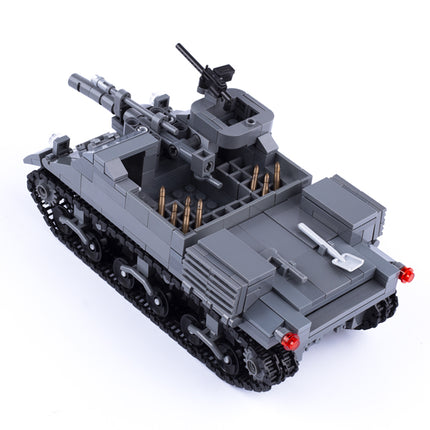 WW2 USA M7 Priest Tank Custom Military MOC