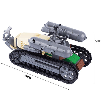 Renault FT-17 Gas Tank Custom Military MOC