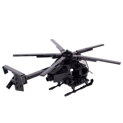 USA MH-6 Little Bird Helicopter Custom Military MOC