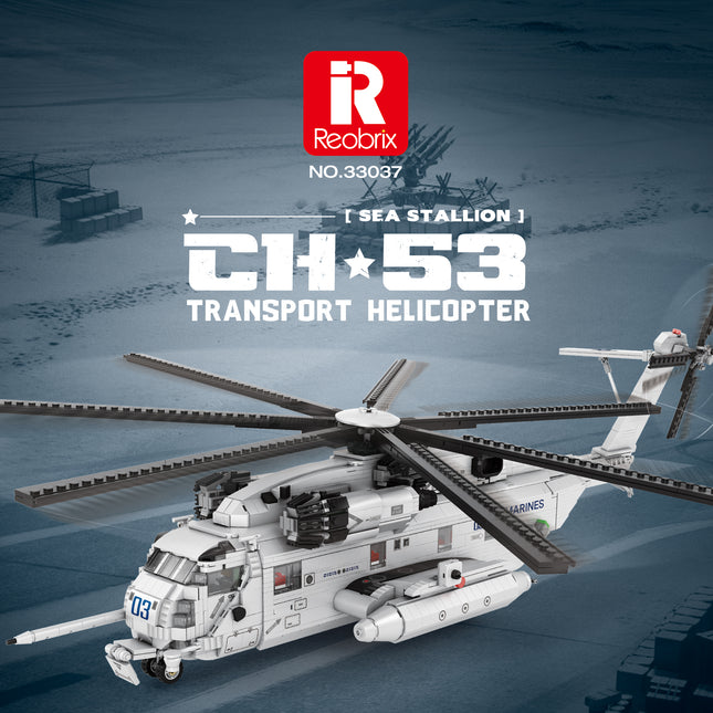 Sikorsky CH-53 Sea Stallion Helicopter Building Set