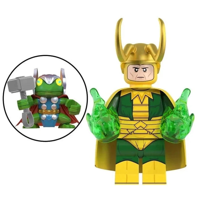 Classic Loki Custom Marvel Superhero Minifigure