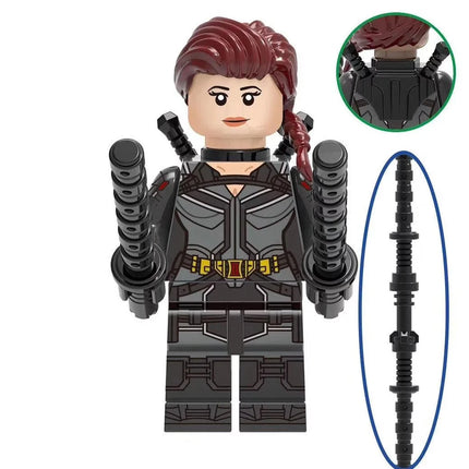 Black Widow Custom Marvel Superhero Minifigure