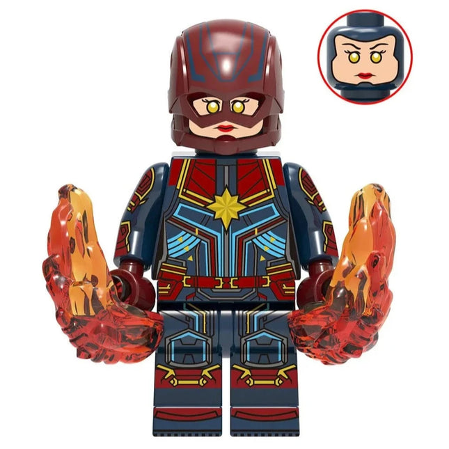 Captain Marvel Custom Marvel Superhero Minifigure