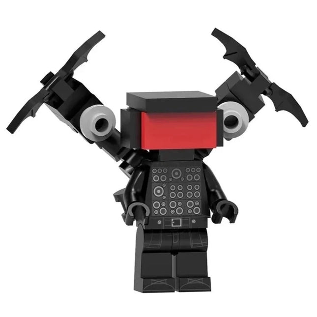 Upgraded Titan TV Man Skibidi Toilet Custom Minifigure