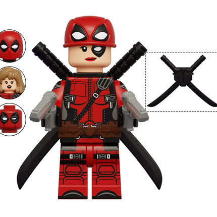 Lady Deadpool Custom Marvel Superhero Minifigure