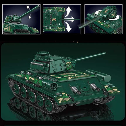 T-34 Medium Tank Building Set