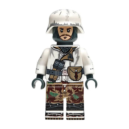 Commando From German military snow Soldier Custom Minifigure