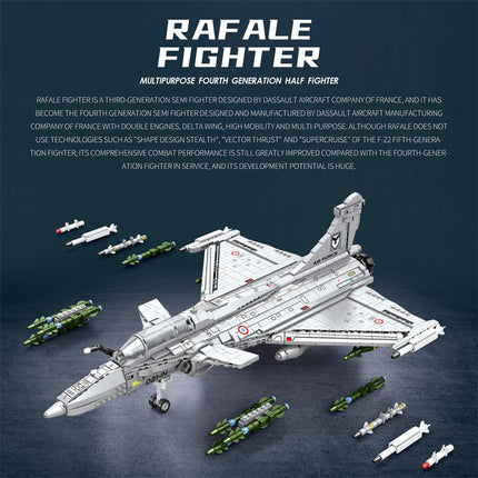 Dassault Rafale Fighter Jet Building Set
