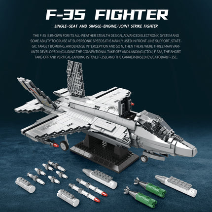 F-35 Lightning II Fighter Jet Building Set