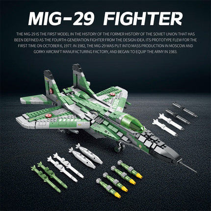 Russian MiG-29 Fighter Jet Building Set