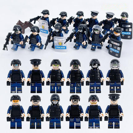 SWAT Police Force Minifigure Bundle Set