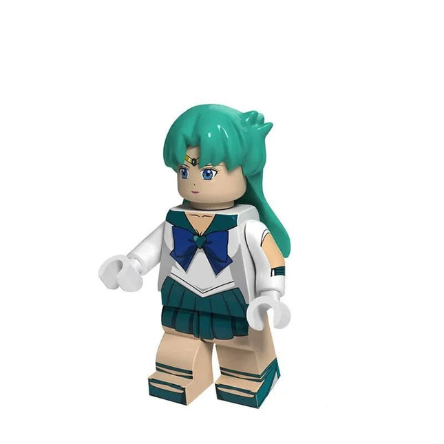 Sailor Neptune from Sailor Moon Custom Anime Minifigure Minifigure Bricks