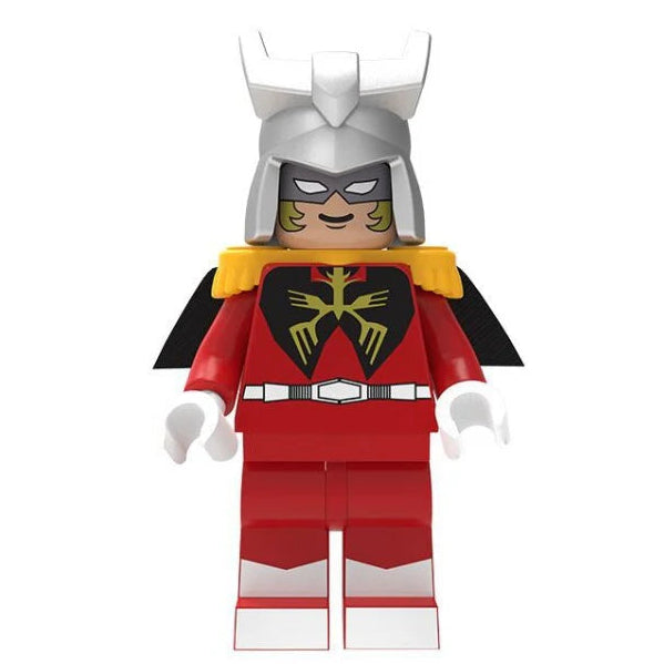 Char Aznable Gundam Custom Anime Minifigure
