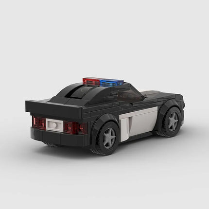 Police Patrol Car Custom Car MOC