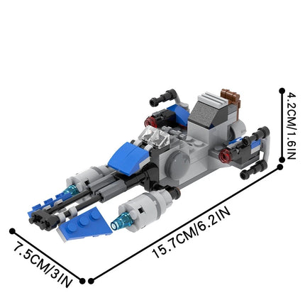 Boba Fett Speeder Bike Custom Star Wars MOC