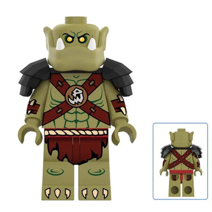 World of Warcraft Orc Soldier Custom Minifigure