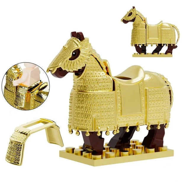 Medieval Warhorse Custom Minifigure