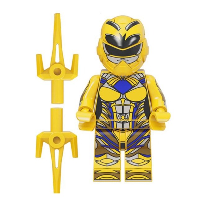 Yellow Ranger Custom Power Rangers Minifigure – Minifigure Bricks