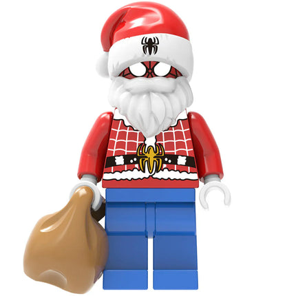Spider Man Santa Custom Marvel Christmas Superhero Minifigure