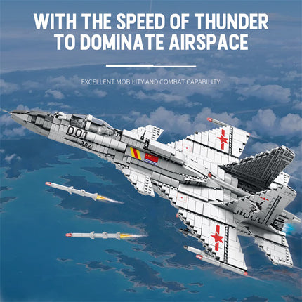 J-15 Flying Shark Max Fighter Jet Building Set