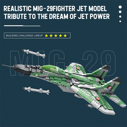 Russian MiG-29 Fighter Jet Building Set