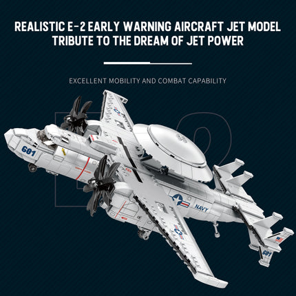 E-2 Hawkeye US Navy Aircraft Building Set