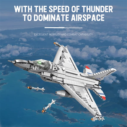 F-16 Fighting Falcon Fighter Jet Building Set