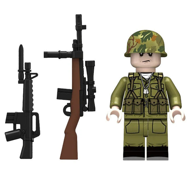 Vietnam Grunt From Vietnamese infantry Custom Minifigure