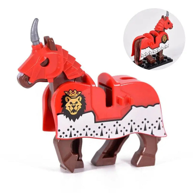 Medieval Armored Warhorse Custom Minifigure