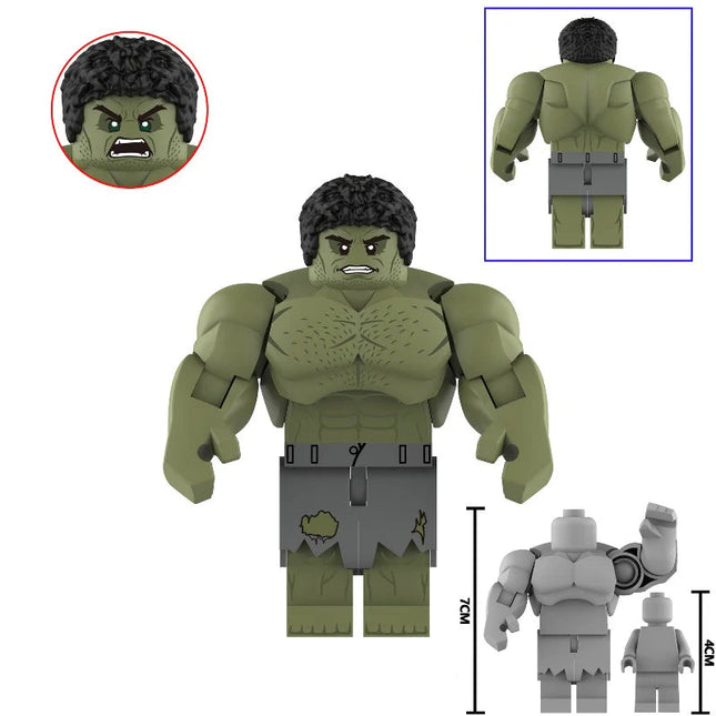 Hulk (Avengers) Custom Marvel Superhero Large Minifigure