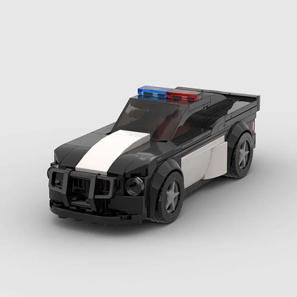Police Patrol Car Custom Car MOC